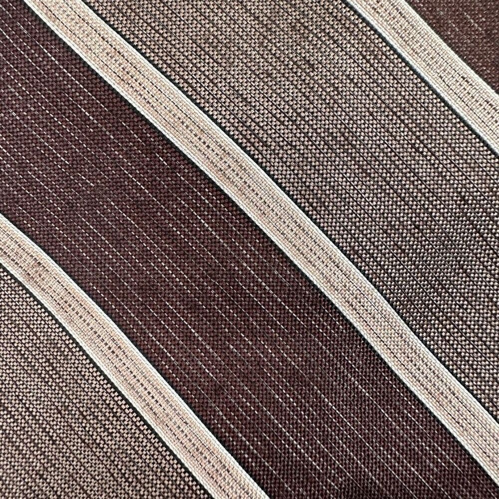 Paco Rabanne Paris Men's Neckties‎ Bundle of 2 Blue And Brown Stripes Vintage - Picture 4 of 7